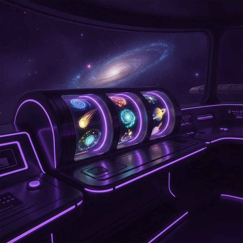 Nebula Reels slot game cover